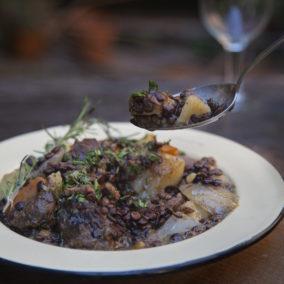 Guiso de carne salvaje