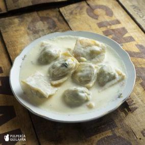 Ravioles de espinaca