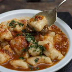 Noquis con salsa di Pomodoro