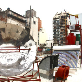 Horno y termotanque solar