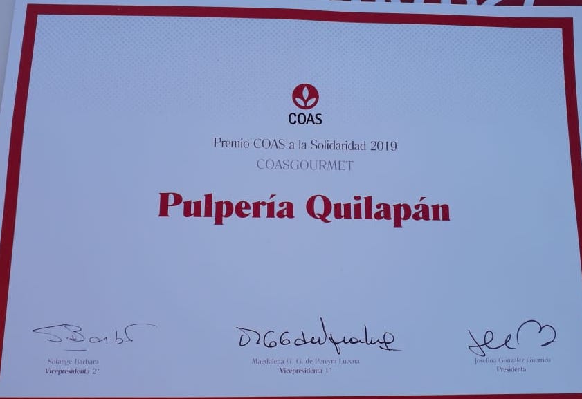 premio COas solidaridad 2019