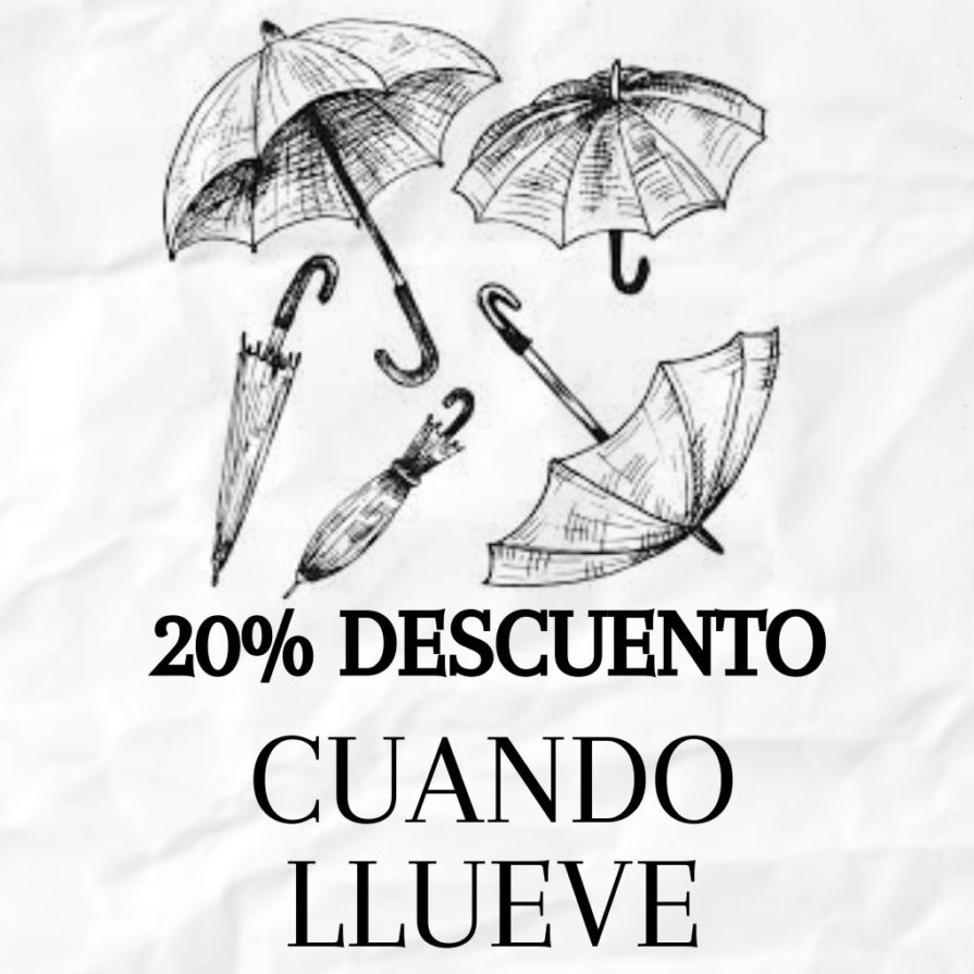 descuento cuando llueve