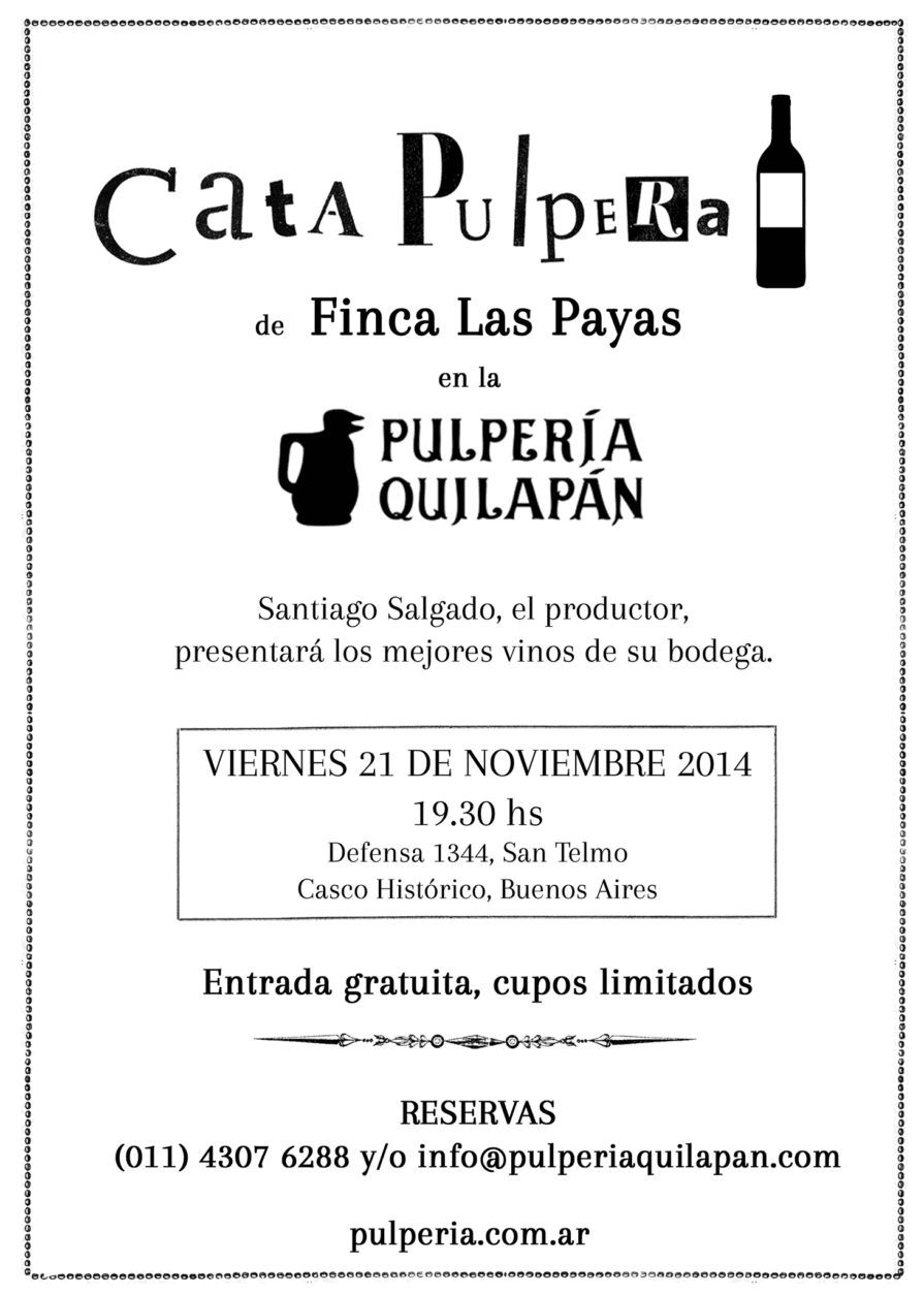Cata pulpera de Finca Las Payas