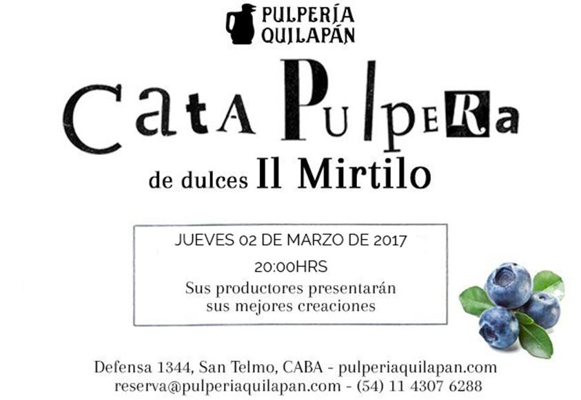 Degustación de dulces Il Mirtilo