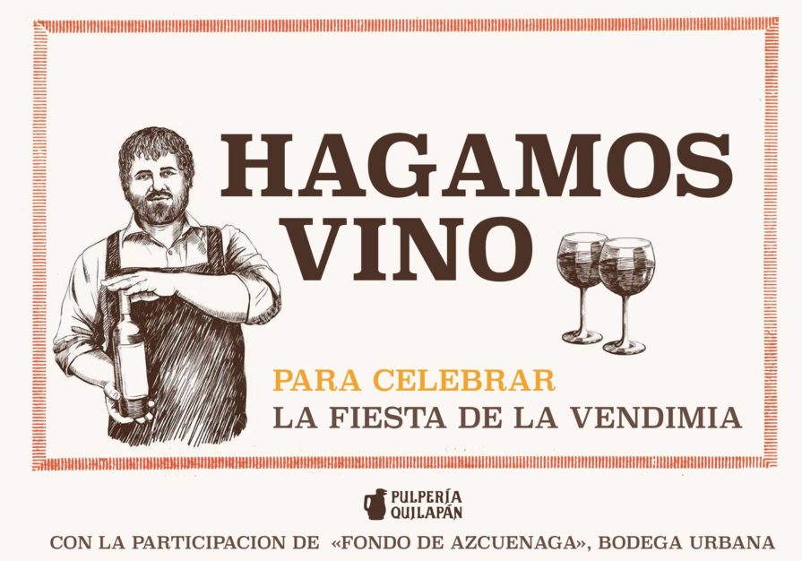 Vendimia porteña - Producción de vino patero en en la pulpería