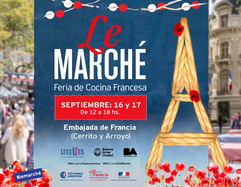 Le Marché al embajada de Francia con Lucullus